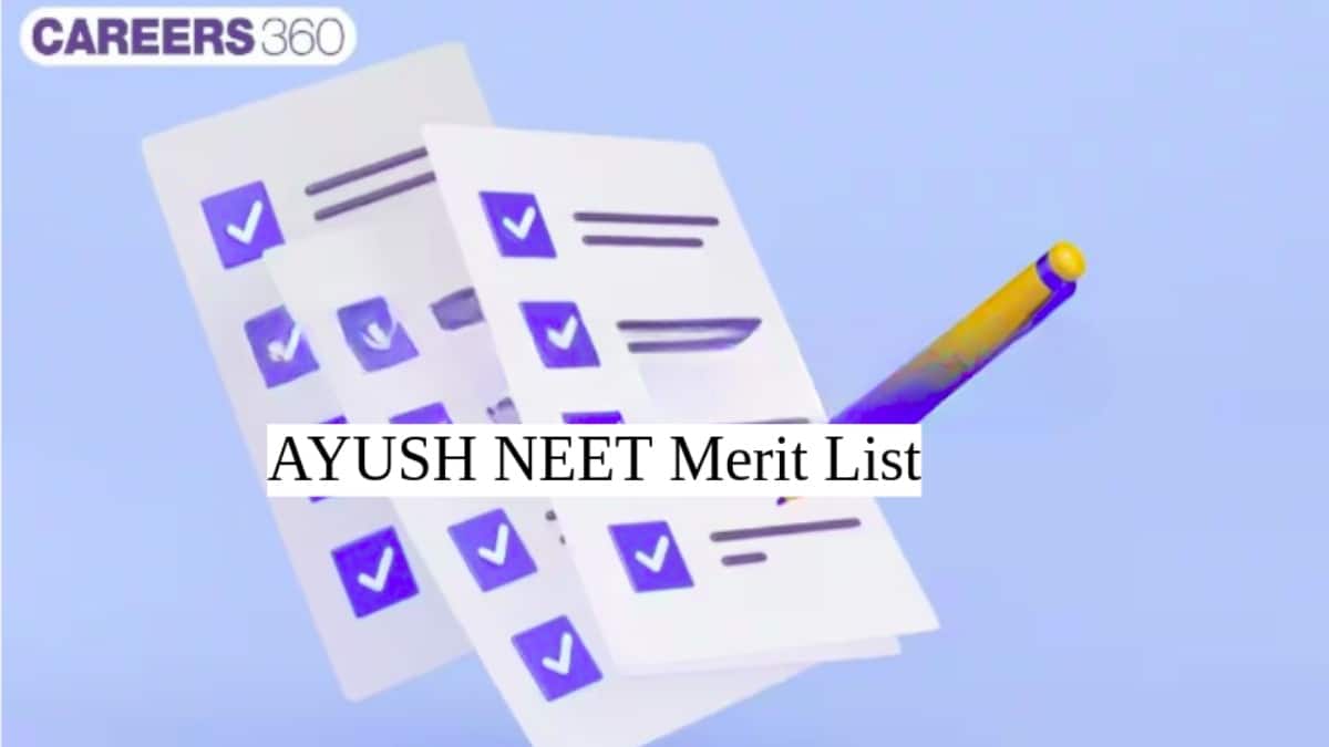 AYUSH NEET Merit List 2025: Download PDF Merit List